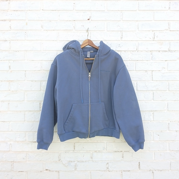 Sweaty Betty Full Zip Hoodie Blue Size 8 - Picture 3 of 9